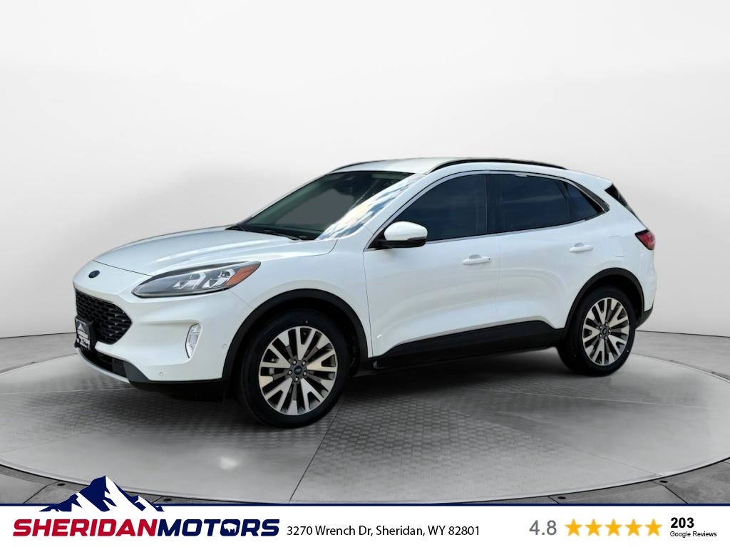 2020 Ford Escape Titanium in Titanium — front three-quarter view