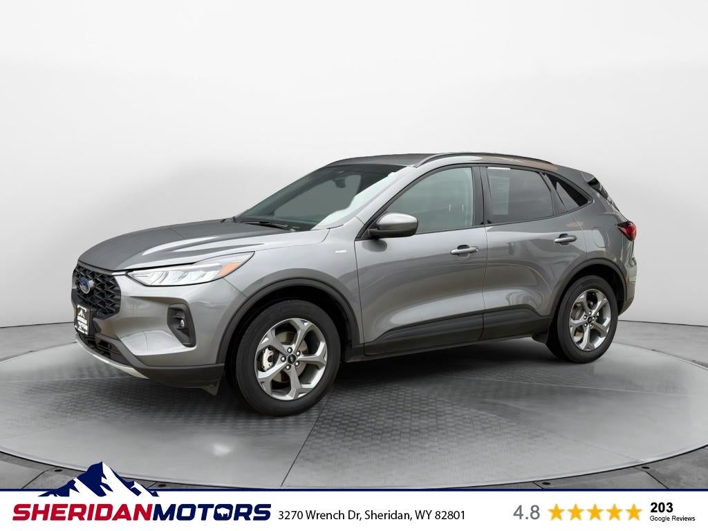 2025 Ford Escape ST-Line Select in Gray — front three-quarter view