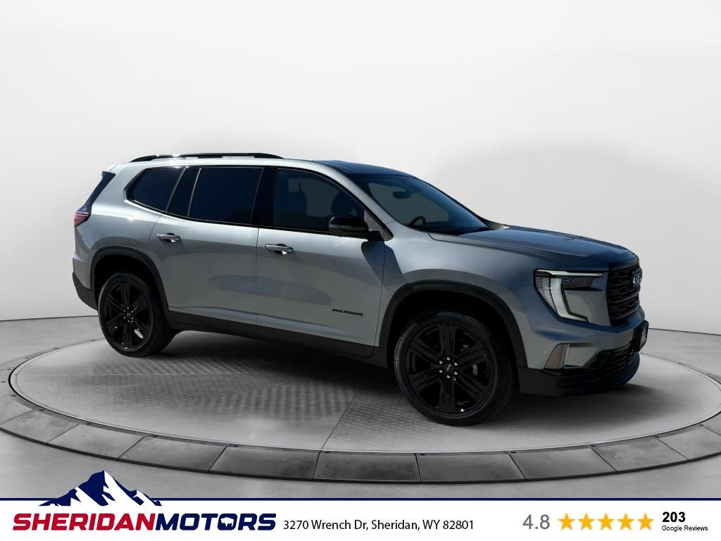 2026 GMC Acadia — rear three-quarter view