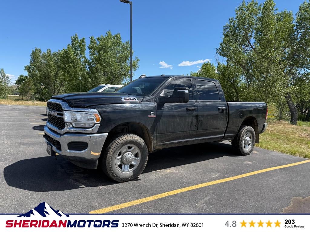 2023 RAM 2500 Tradesman in Black — front three-quarter view