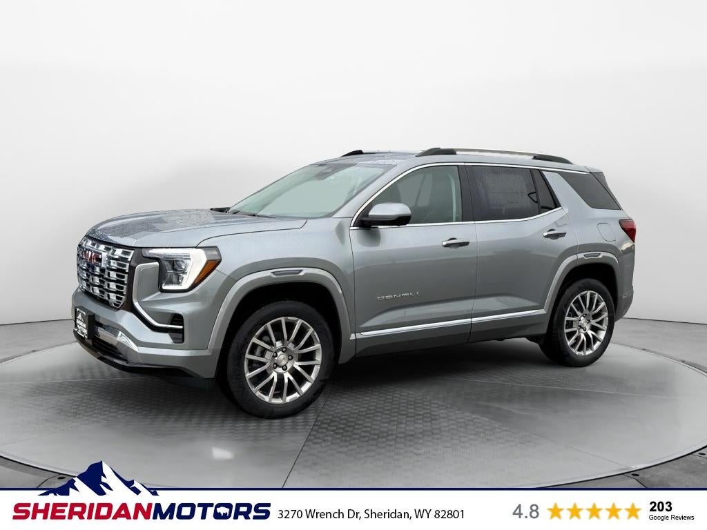 2026 GMC Terrain Denali in Sterling Metallic — front three-quarter view