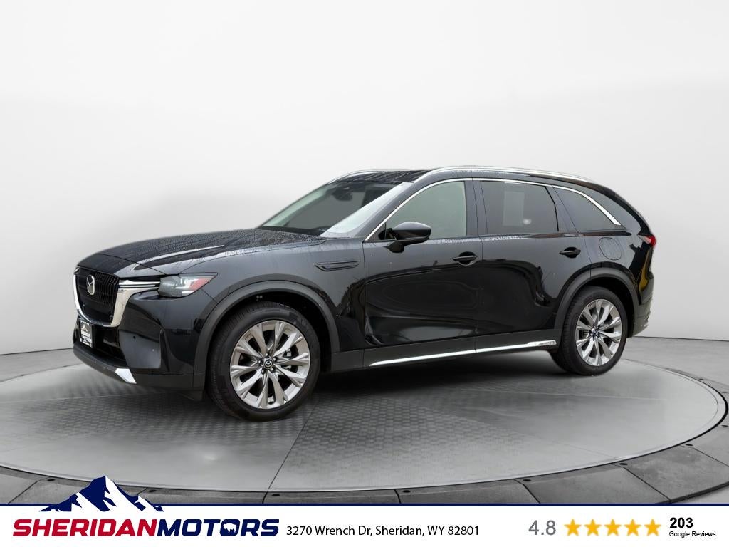 2024 Mazda Mazda CX-90 3.3 Turbo Premium in Black — front three-quarter view